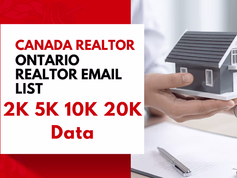 Cover image for I will provide realtors Email List for your business 