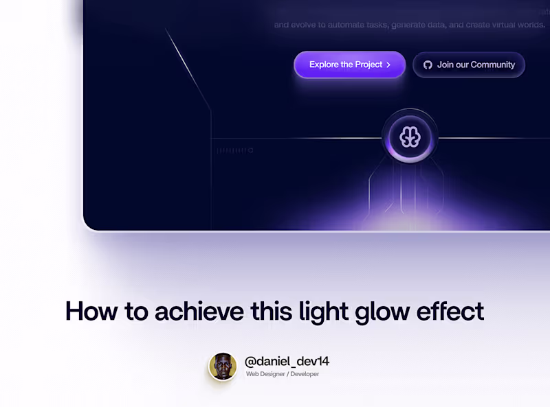 Cover image for How to achieve glow effect💡