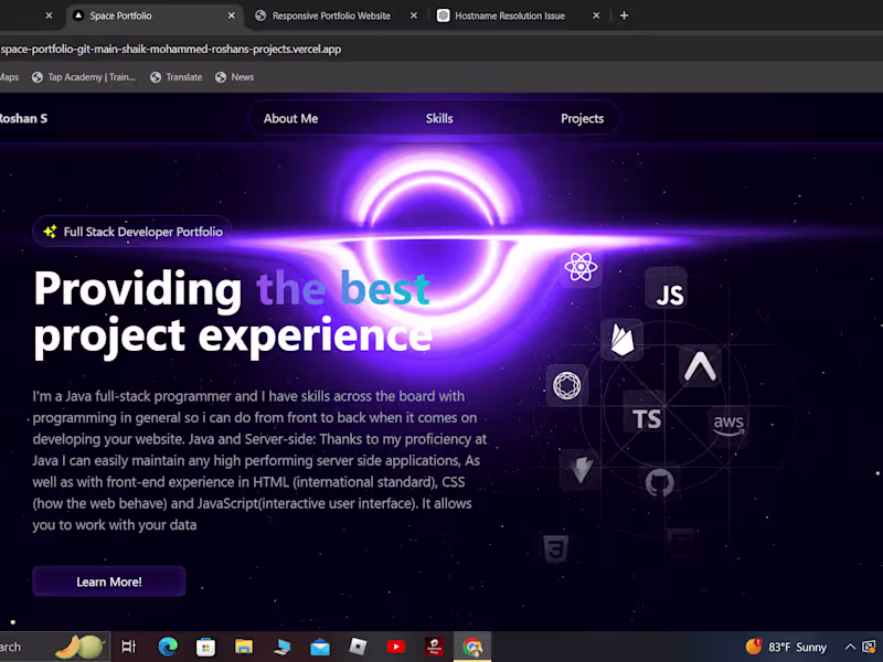 Cover image for My portfolio