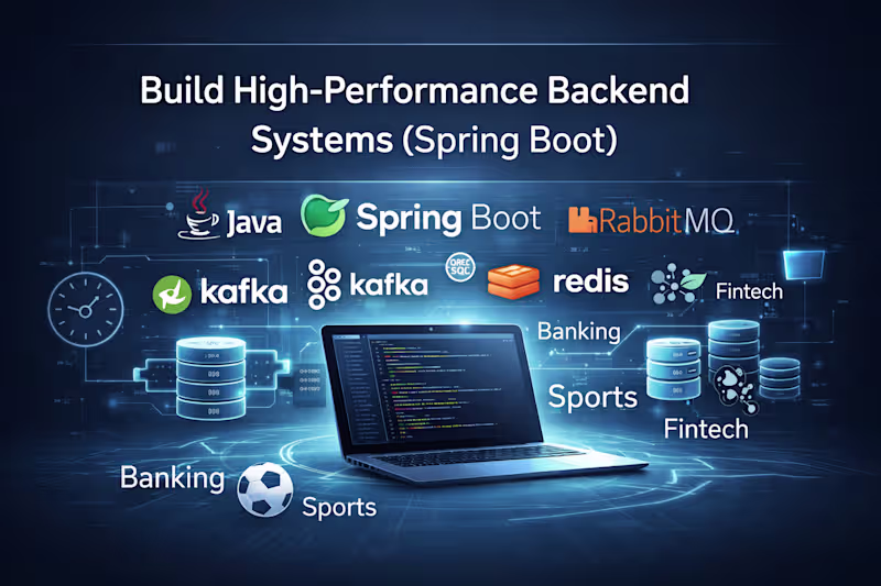 Cover image for Build High-Performance Backend Systems (Spring Boot)