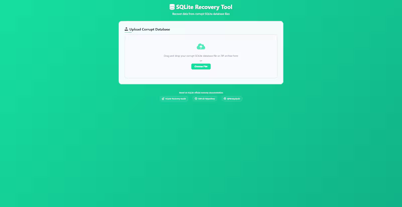 Cover image for SQLite Database Recovery Tool Development