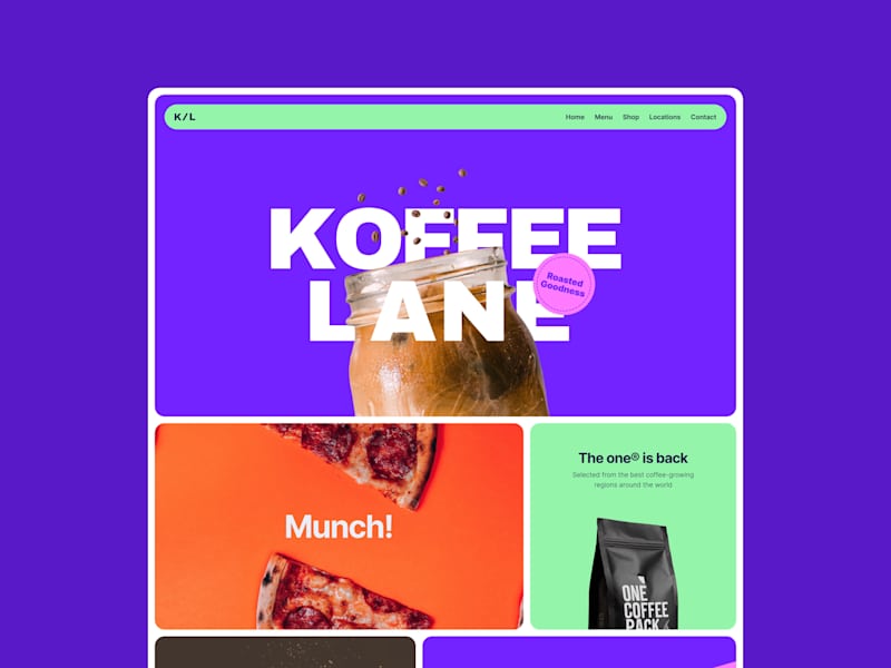 Cover image for Klane - Coffee Shop Framer Website