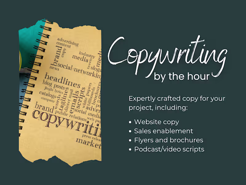 Cover image for Copywriting by the Hour