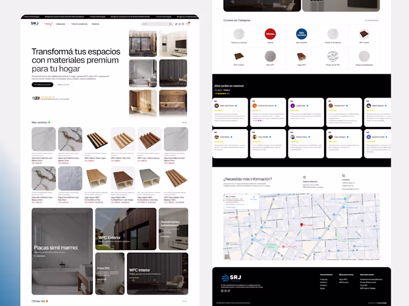 Cover image for SRJ Tu Hogar | Framer E-commerce with Shopify Integration