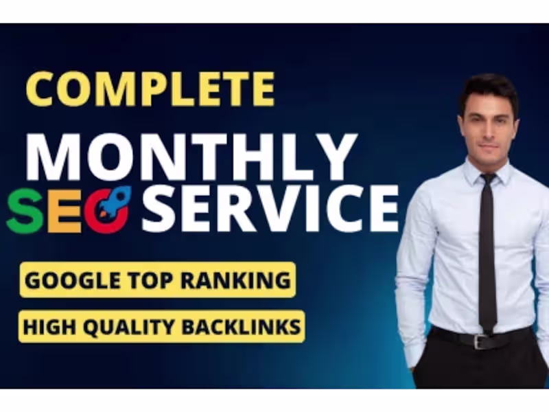 Cover image for Monthly SEO Growth Plan – Boost Rankings & Traffic!