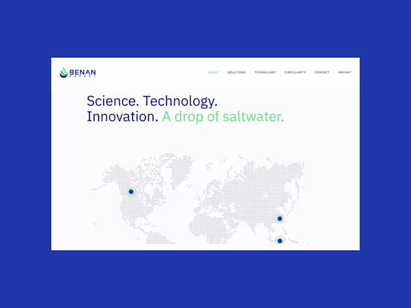 Cover image for BenAn Energy — Enterprise Web Design & Webflow Development