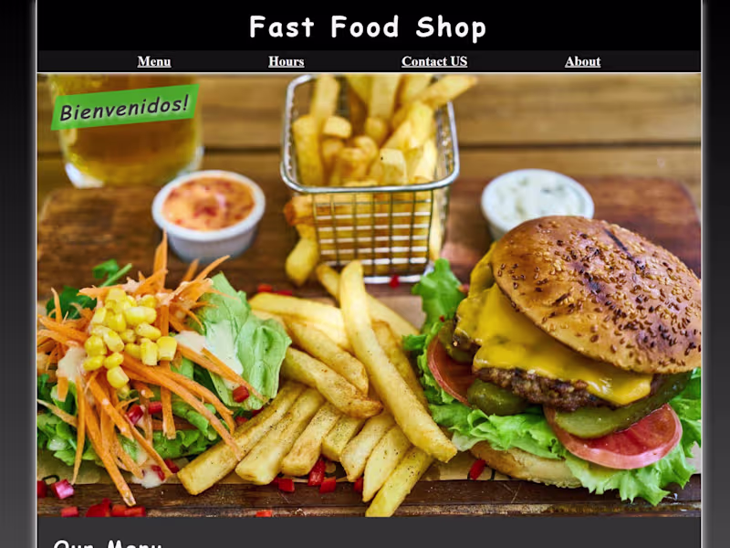 Cover image for Food Shop – Responsive Restaurant & Menu Website