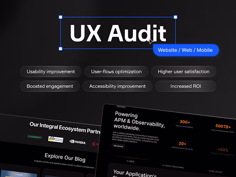 Cover image for UX Audit