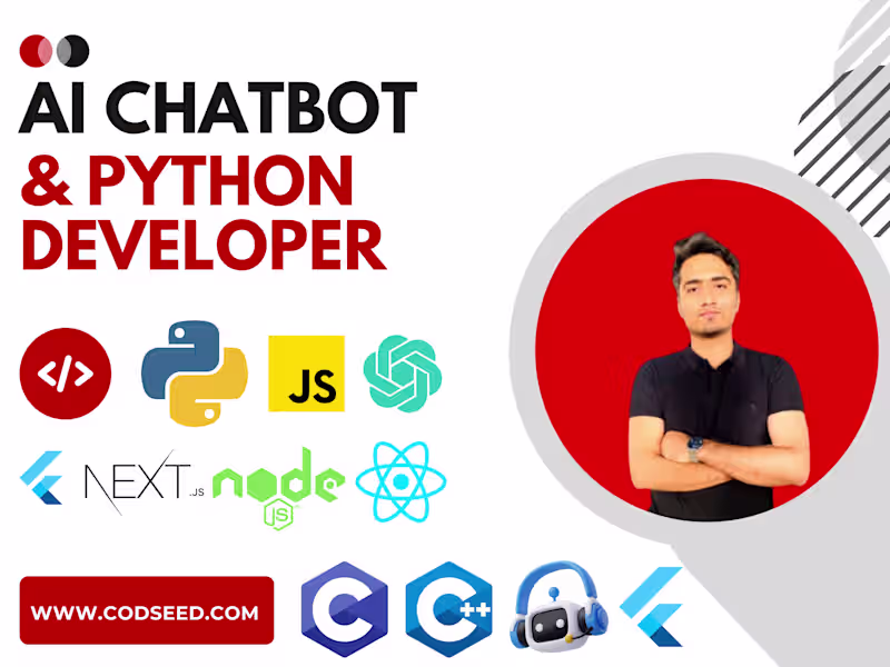 Cover image for Make AI Chatbots, Open AI, Langchain, Python