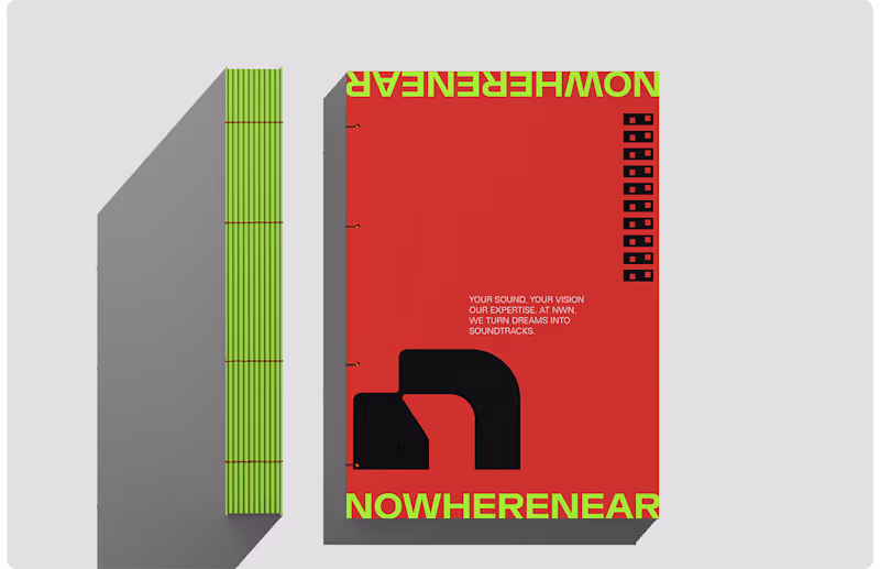 Cover image for NOWHERENEAR BRAND IDENTITY 