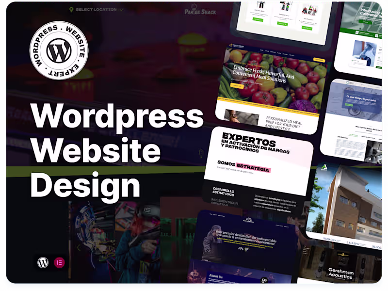 Cover image for Professional WordPress Website Design & Development 