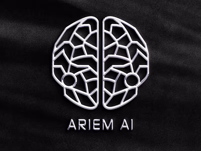Cover image for Ariem AI Logo & Visual Identity Design