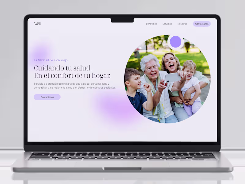 Cover image for Well – Framer Website Design & Brand Identity