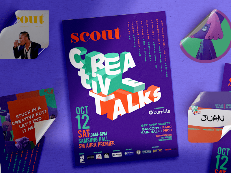 Cover image for Scout Creative Talks Event Collaterals