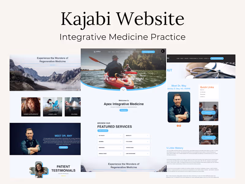 Cover image for Custom Kajabi Website Design