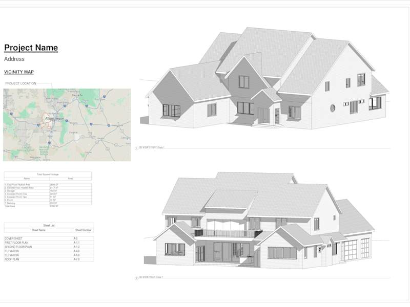 Cover image for Two Story Building with Garage