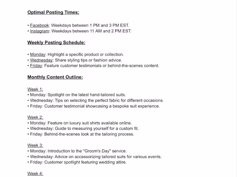 Cover image for Marketing Strategy Outline Development