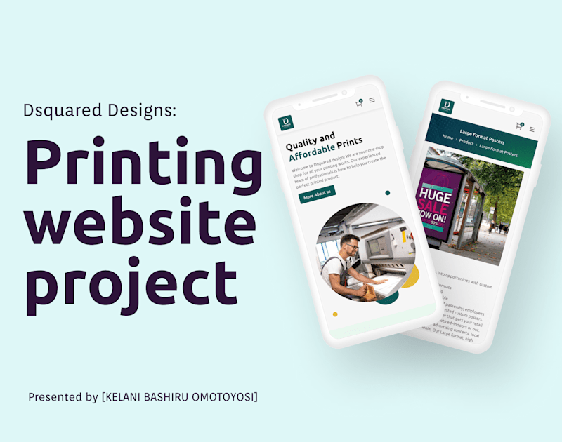 Cover image for Printing Website Project