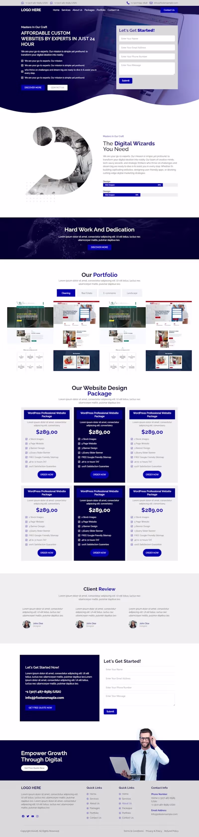 Cover image for Modern Business Website Design & Development
