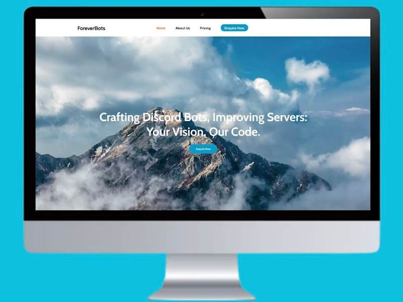 Cover image for Custom Web Design for ForeverBots