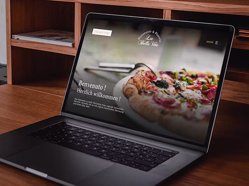 Cover image for Web design and development for a local restaurant - LaBellaVita 