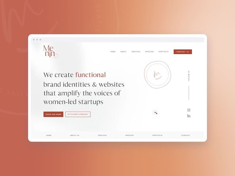 Cover image for Menin Creative Studio Website