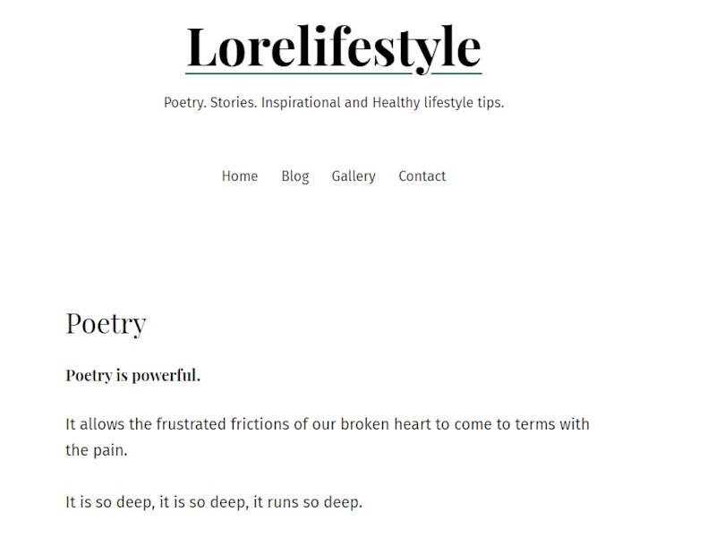 Cover image for Lorelifestyle
