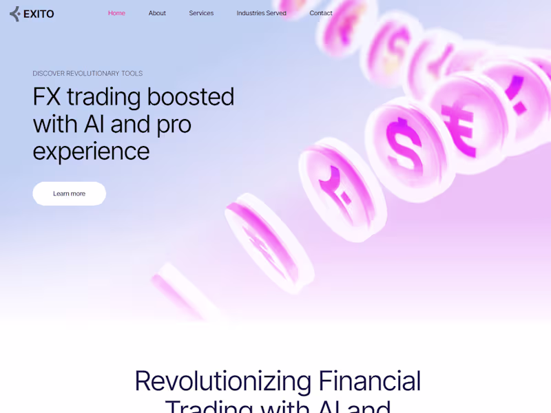 Cover image for Figma to Wix Studio website. 