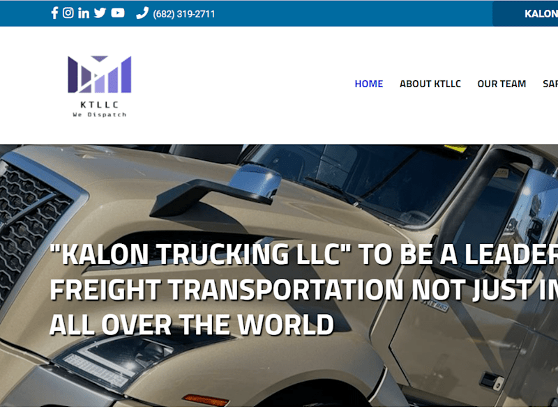 Cover image for Kalon Trucking LLC | AT Kalon You Will Be Your Own Boss