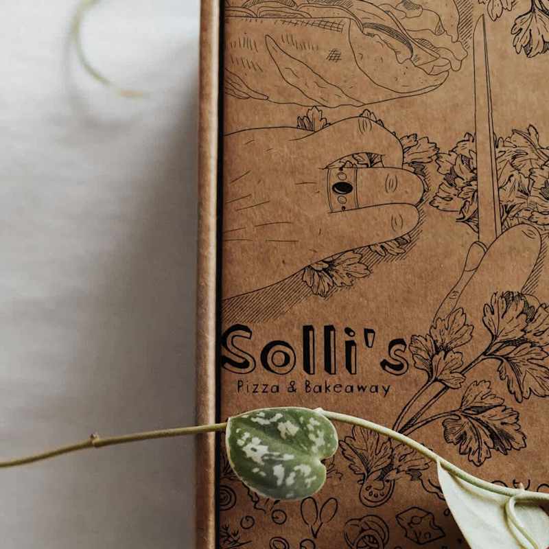 Cover image for Packaging Illustrations: Solli's Pizza