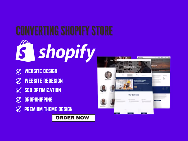 Cover image for website design