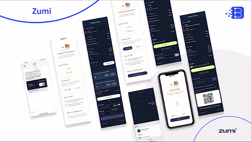 Cover image for Zumi: Luxury Dining SaaS Development