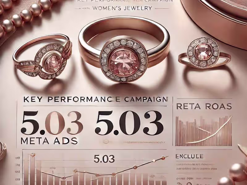 Cover image for Meta Ads Project: Jewelry for Women - 5.03 ROAS
 
