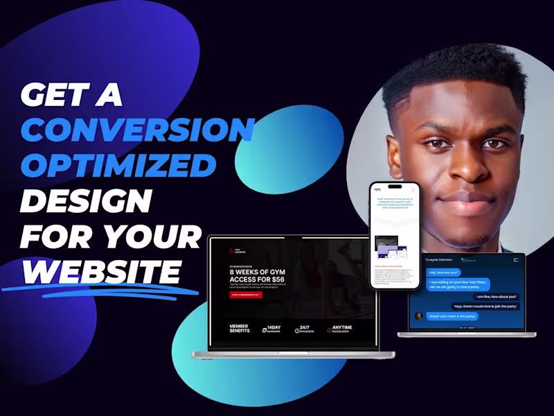 Cover image for I will create website design or UI UX design using figma