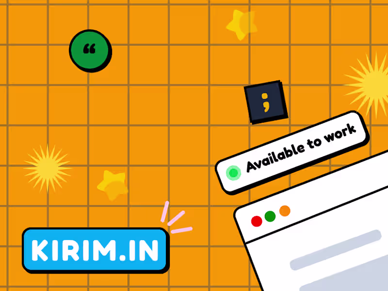 Cover image for Kirim.in | website