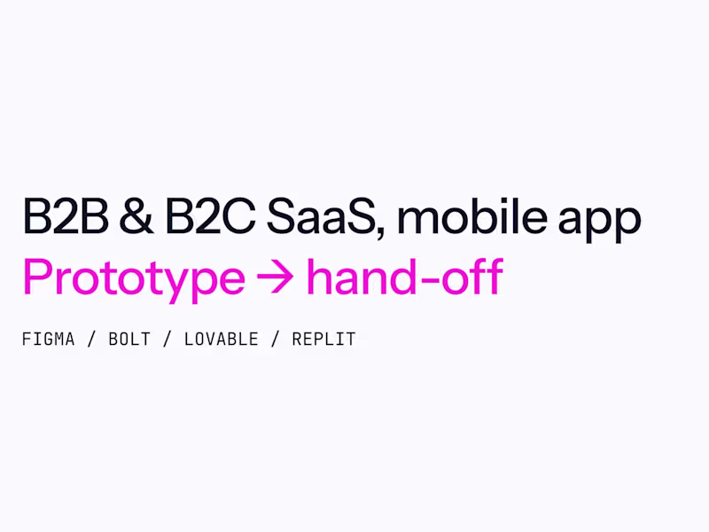 Cover image for Design and Prototyping in AI tools: Web & Mobile apps