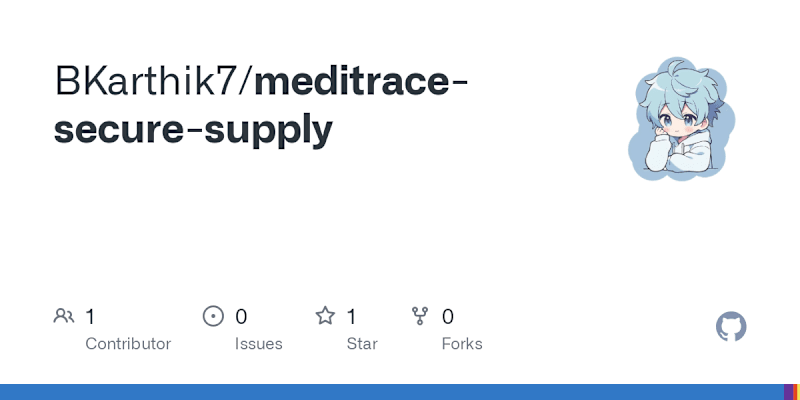 Cover image for MedChain: Secure Medical Supply Chain
