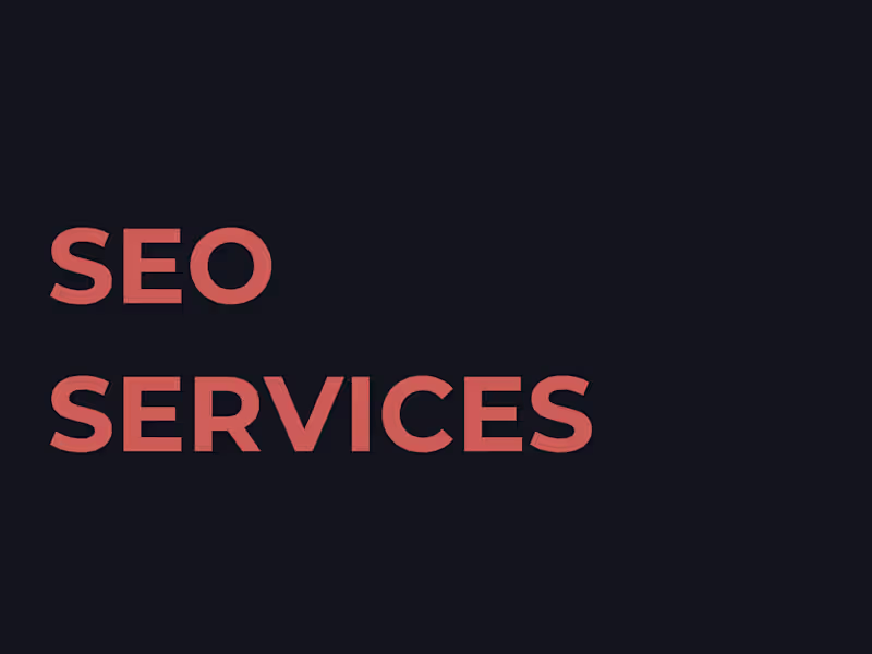 Cover image for SEO SERVICES