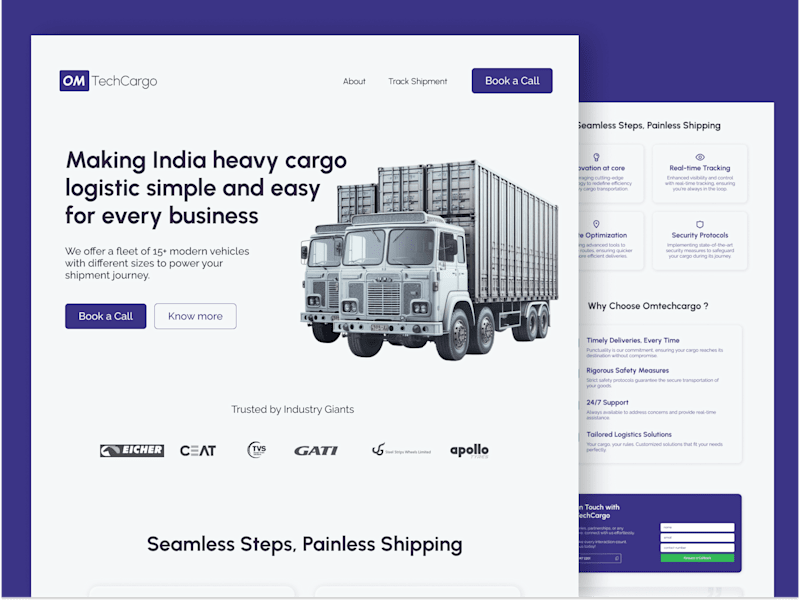 Cover image for OMTechCargo Web Design