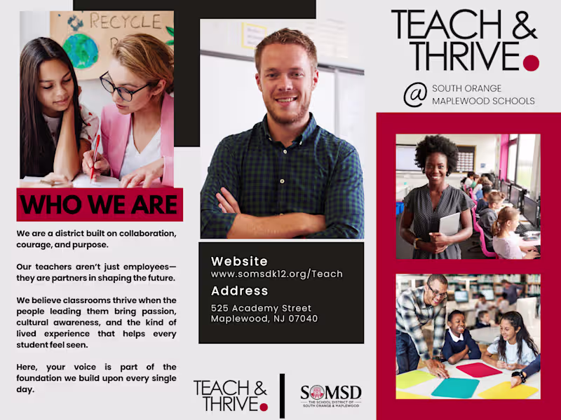 Cover image for Teach & Thrive Recruitment Campaign