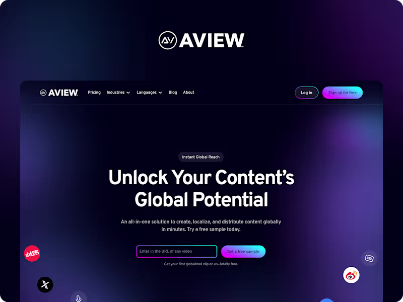 Cover image for Aview - Website Design