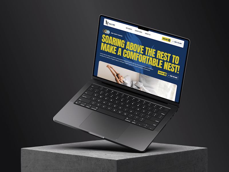 Cover image for Webflow Website for Eagle Pipe Mechanical | HVAC & Gas Piping 