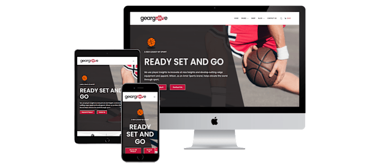Cover image for E-commerce Sport website full responsive