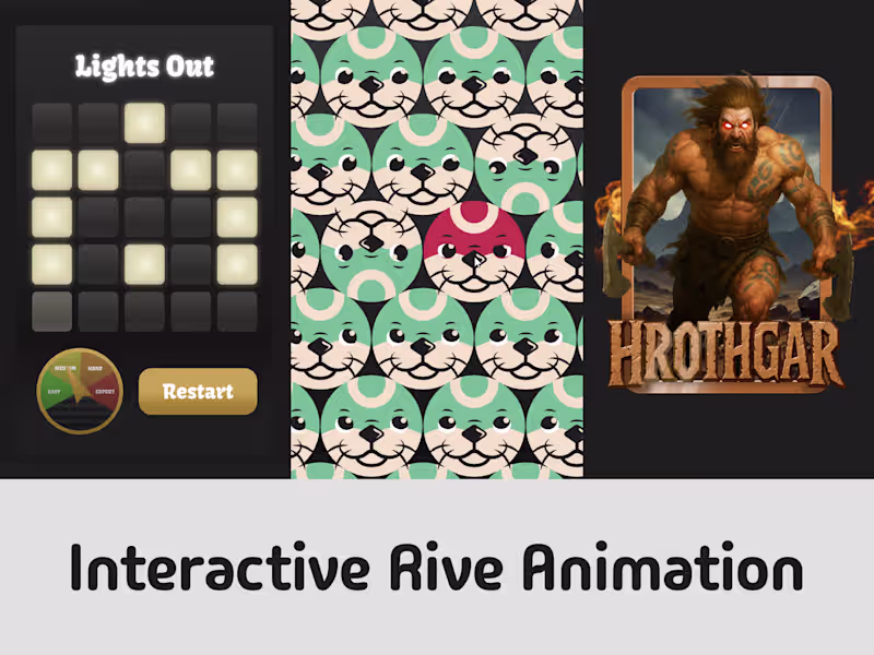 Cover image for Interactive Animation (Rive)