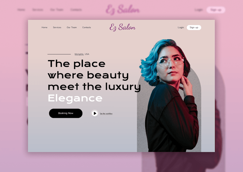 Cover image for Luxury Website Design for a Salon 