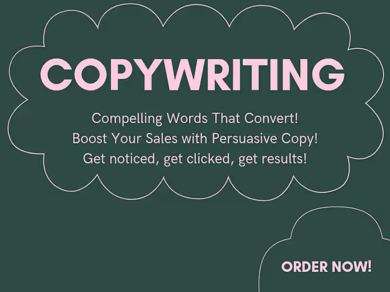 Cover image for Compelling Copywriting Services 