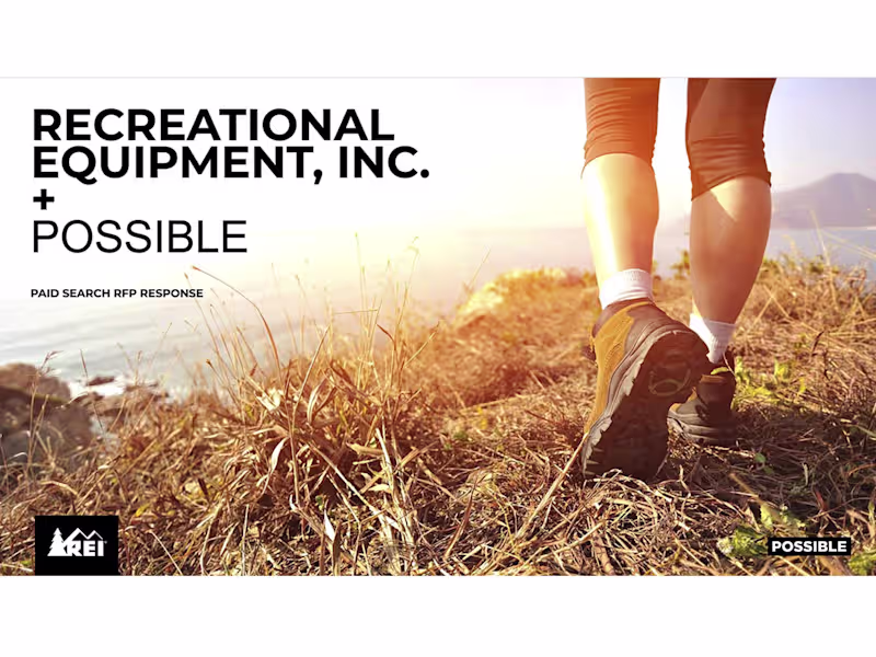 Cover image for REI RFP Response Presentation Design