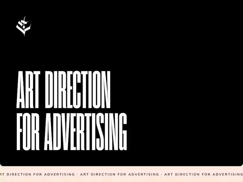 Cover image for Creative & Art Direction for advertising