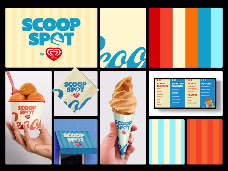 Cover image for Scoop Spot by Wall’s — Brand Identity & Packaging Design
