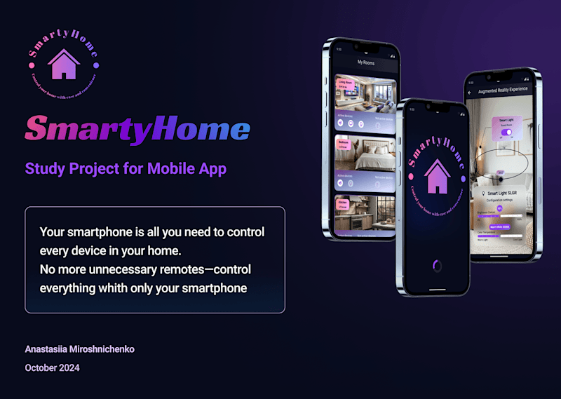 Cover image for SmartyHome Apps | Behance